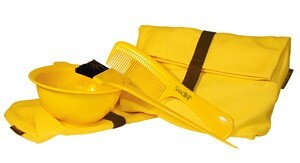 SANOTINT žltá taška na farbiaci set