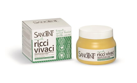 Sanotint RICCI VIVACI Maska -  pre kučeravé a vlnité vlasy, 250 ml 