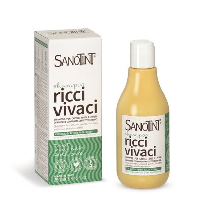 Sanotint RICCI VIVACI - Šampón pre kučeravé a vlnité vlasy, 250 ml